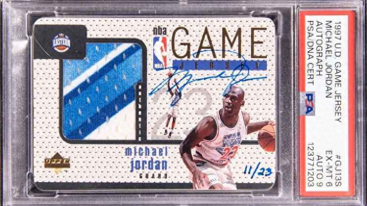 $4.25 million! Jordan's 1992 All-Star trading card sale sets new record for highest price of a single Jordan card.
