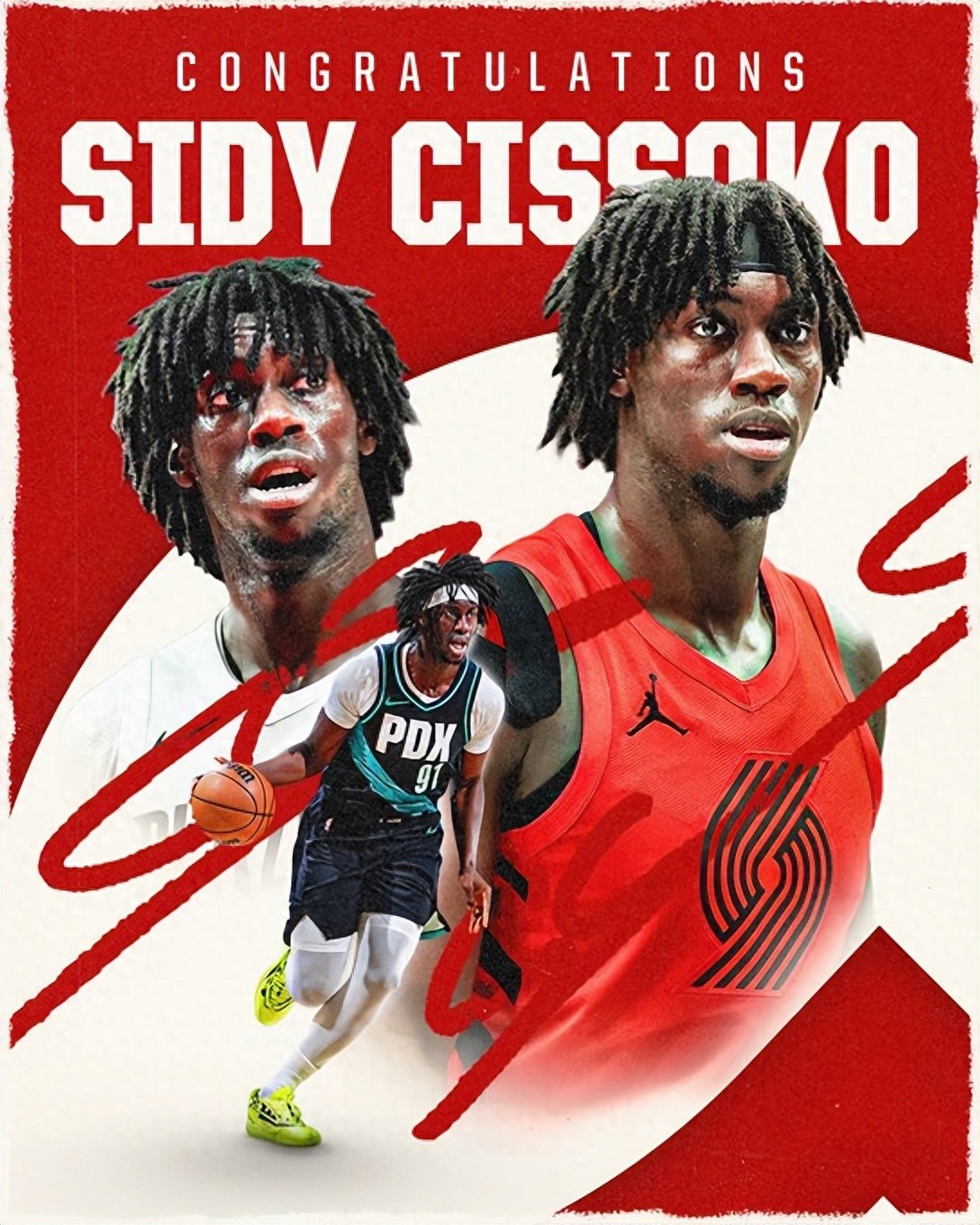 The Trail Blazers officially announce one signing and one release! Sy SoKe converted to a standard contract with a two-year deal, with Luber making room for him.