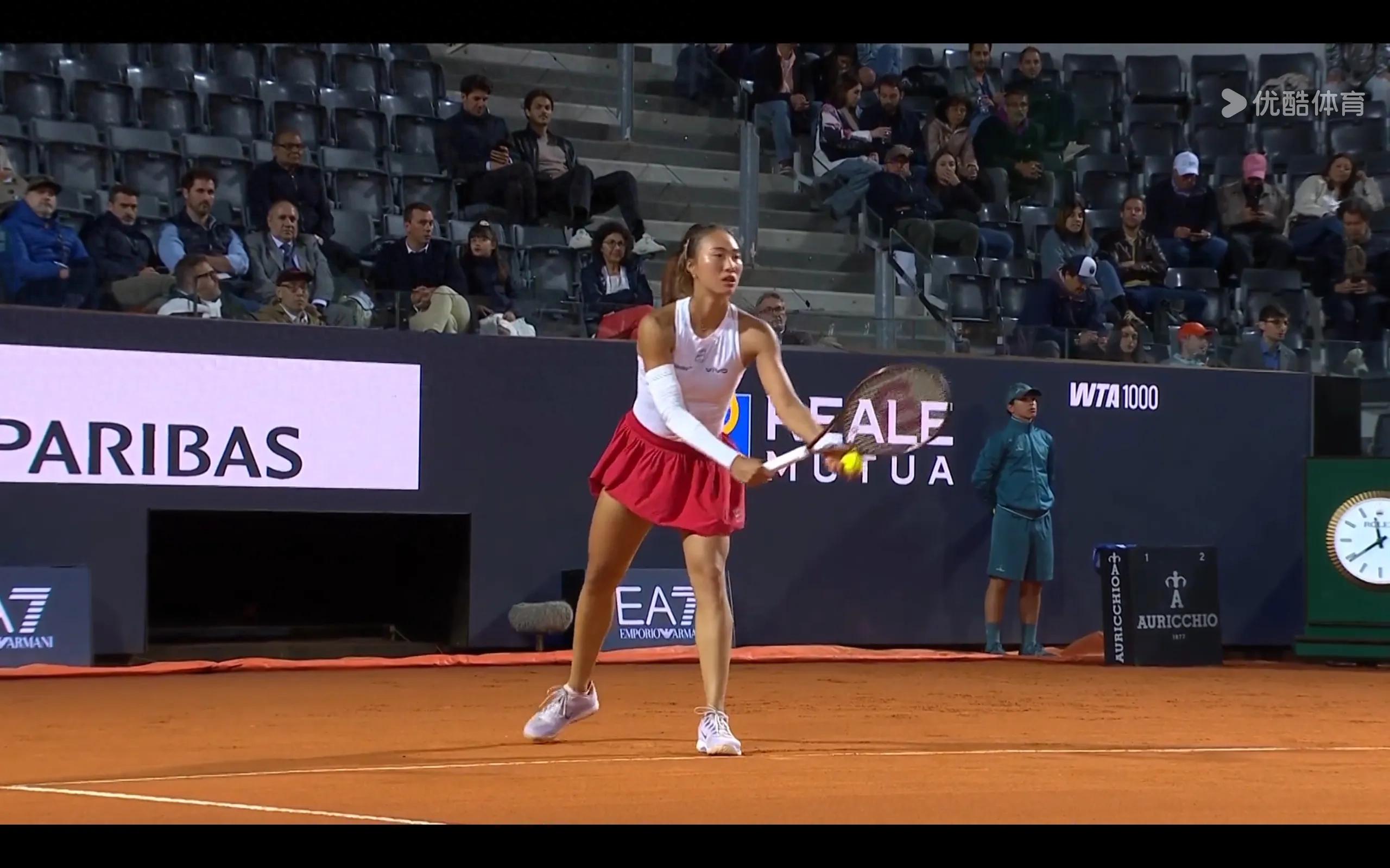 is broadcasting the semifinals of the tennis WTA Rome station live Zheng Qinwen VS Gauff