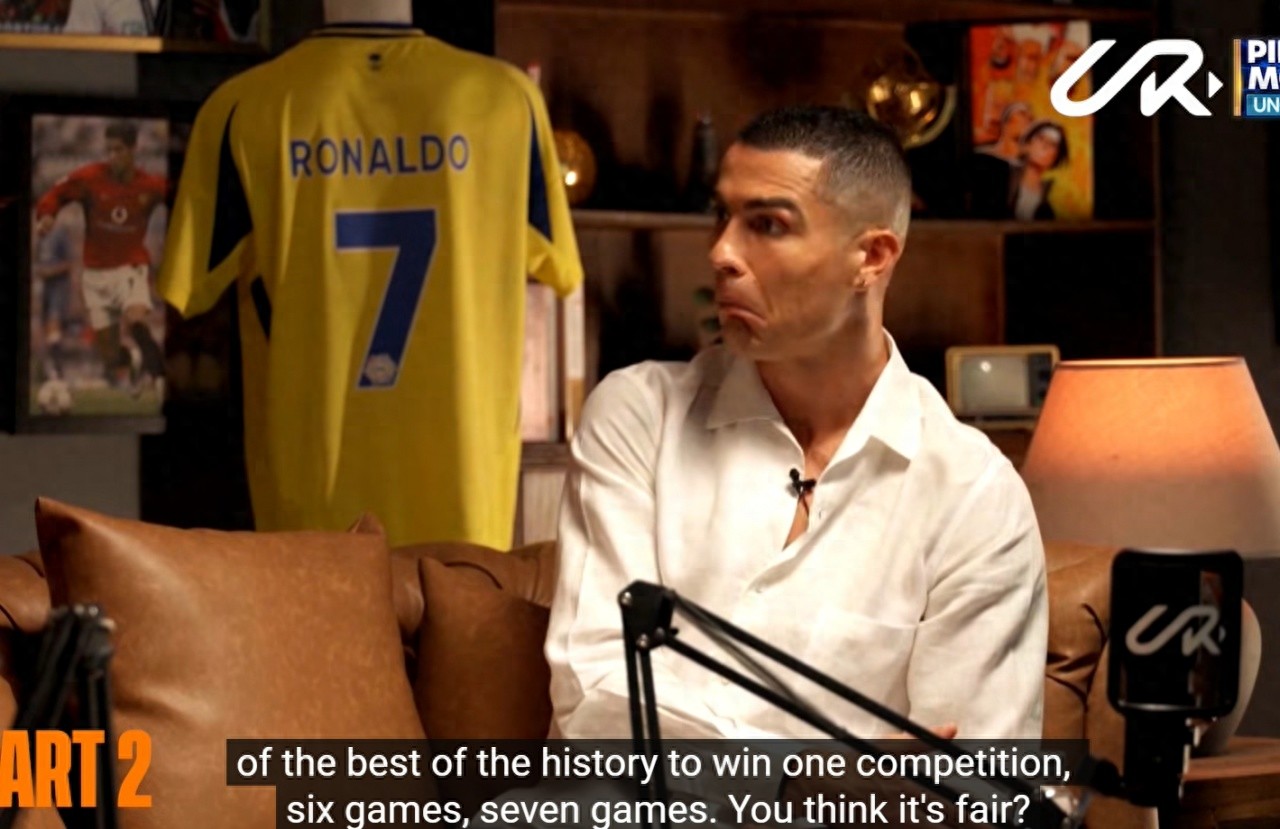 Cristiano Ronaldo states that the World Cup is not a dream and that judging the greatest of all time by just seven matches is unfair; fans say he has become obsessed.