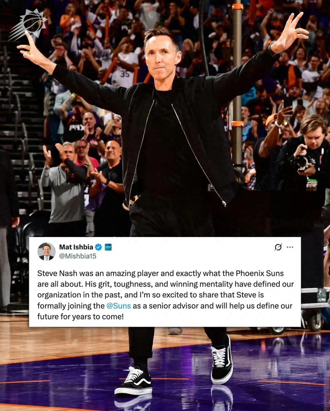 Officially announced joining! Hello, Nash! We've waited a full 13 years.