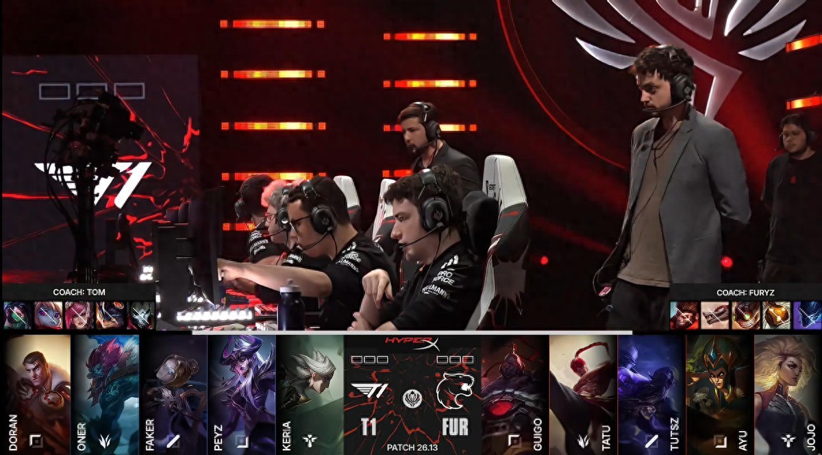 LOL-MSI: Faker's crucial rock wall breaks the stalemate, T1 sweeps FUR 3-0 to advance