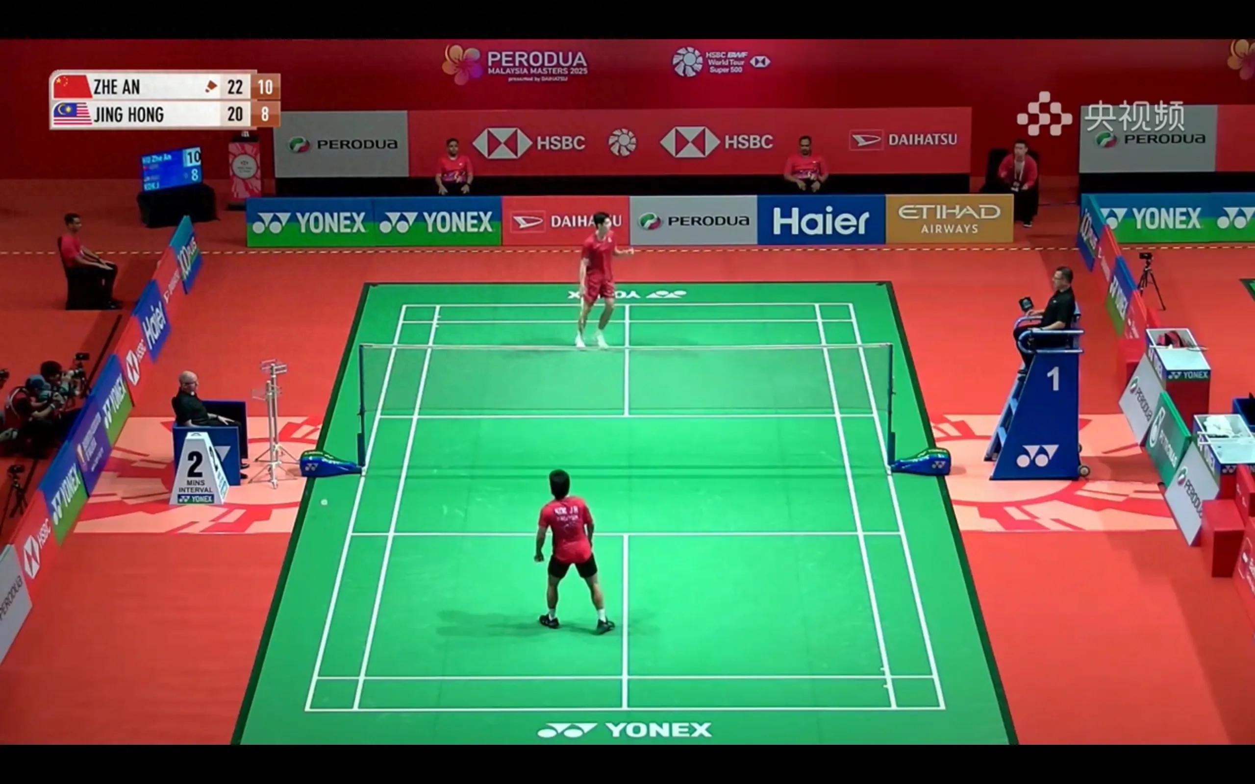 The badminton Malaysia Masters is being broadcast live, and the national badminton Ho Zhean is playing with today's 5.20 national badminton schedule