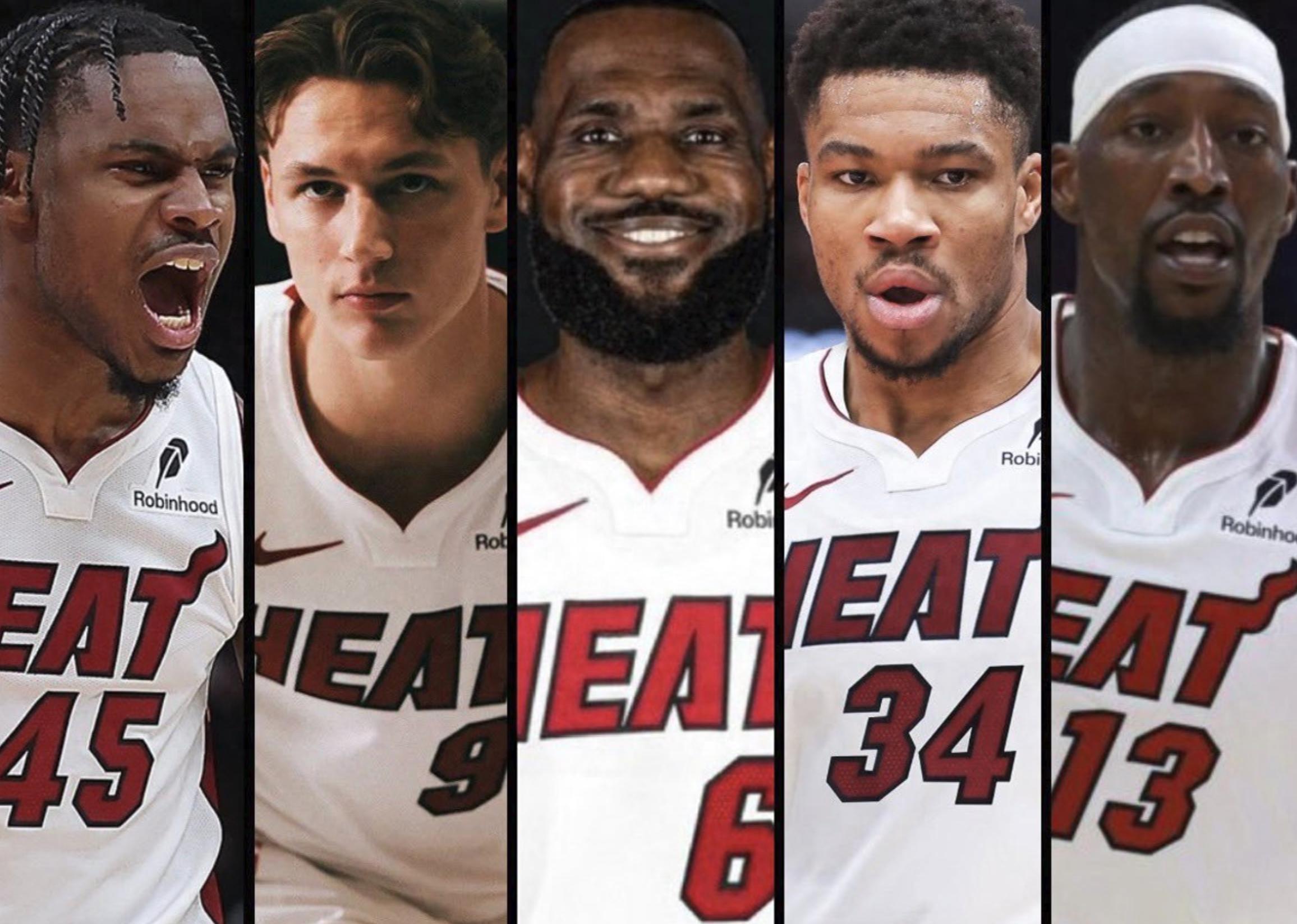 The Heat are set to form a big three of LeBron James, Giannis Antetokounmpo, and Bam Adebayo, completely reshaping the Eastern Conference landscape.
