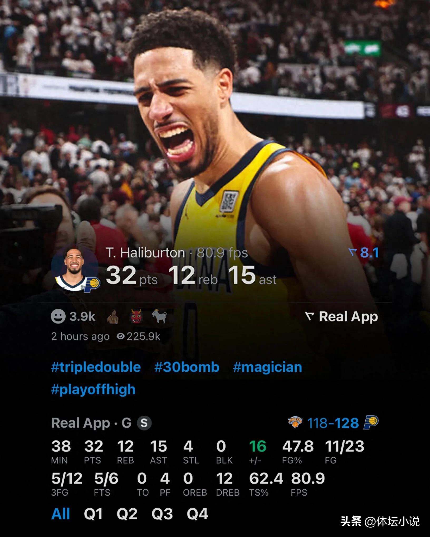 A 130-121 game put the Knicks in a desperate situation, and the Pacers won the game point 3-1, with a triple-double &amp;0 turnover