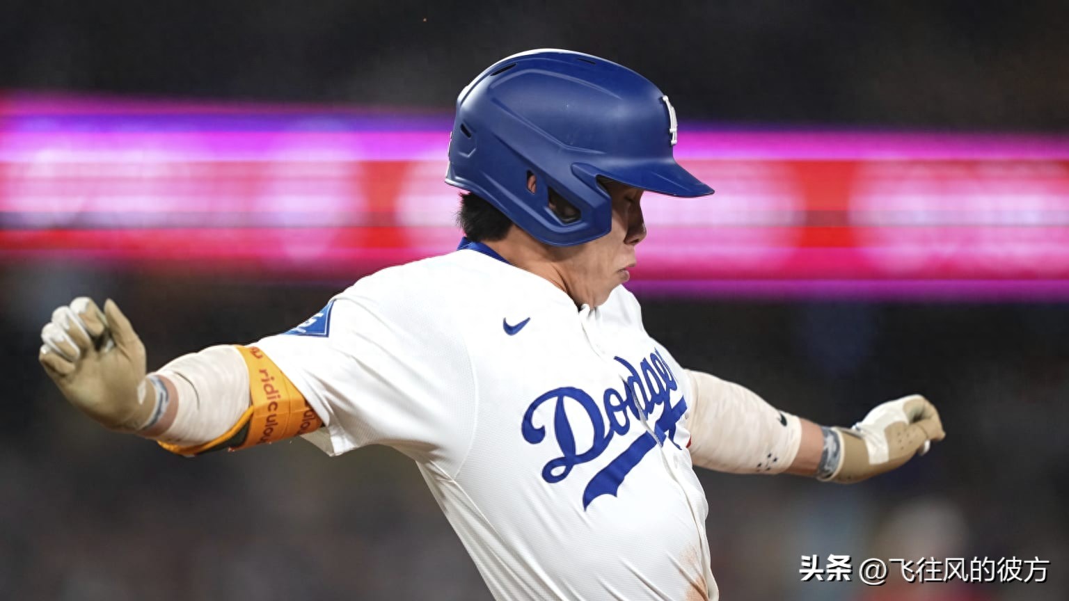 Kim Hye-sung tied the record of nine consecutive hits on base by a Dodgers Los Angeles rookie