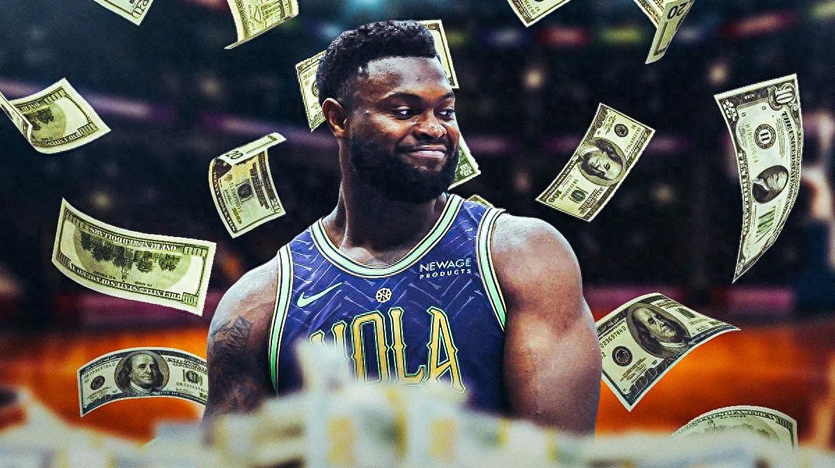 126.5 million in 3 years left! It was revealed that the Pelicans are extremely unlikely to trade Zion, and the new executive has completed multiple communications