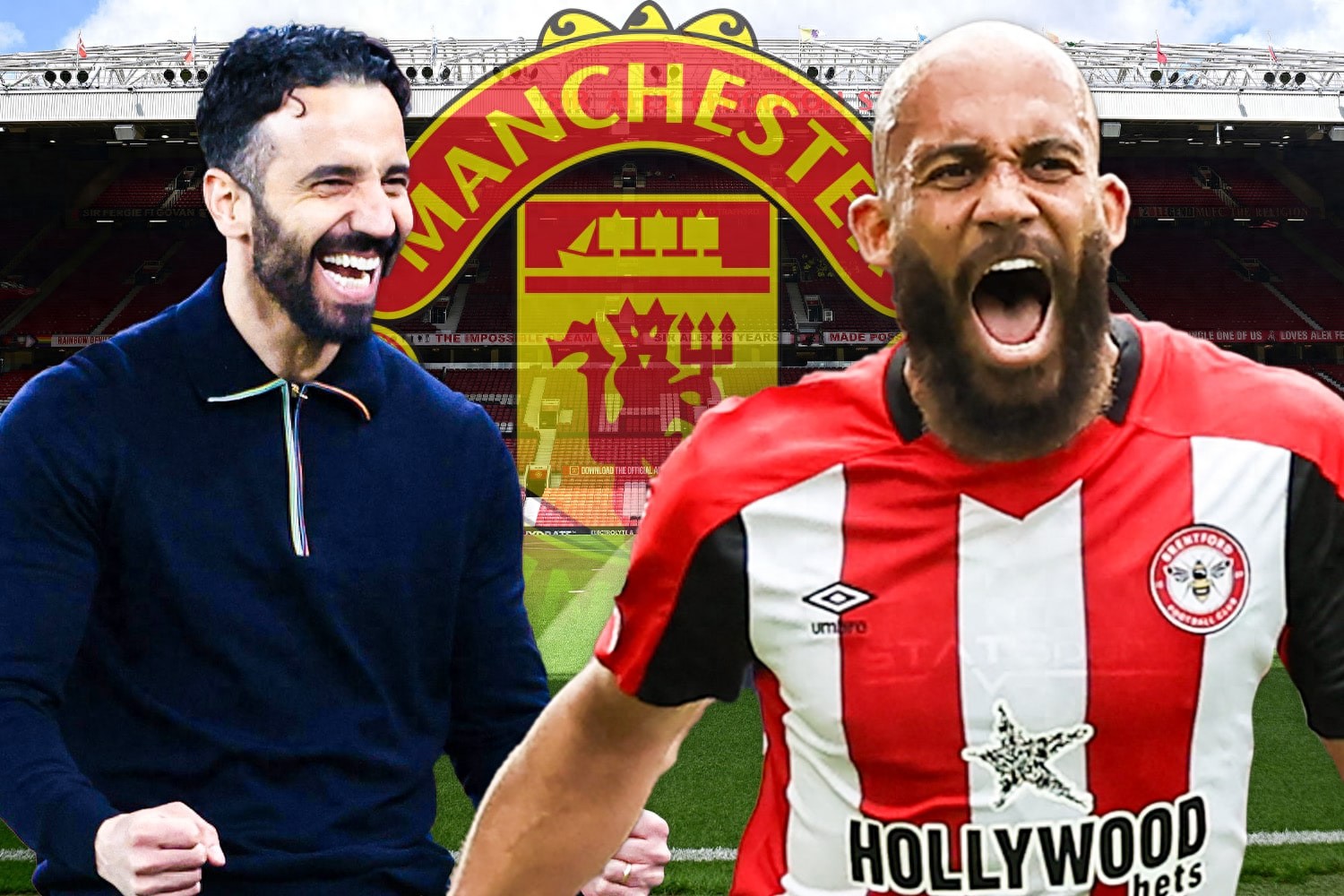 Manchester United's 55 million bid to buy Mbeumo was rejected, or add money to put pressure on him! Details of Delap were not revealed