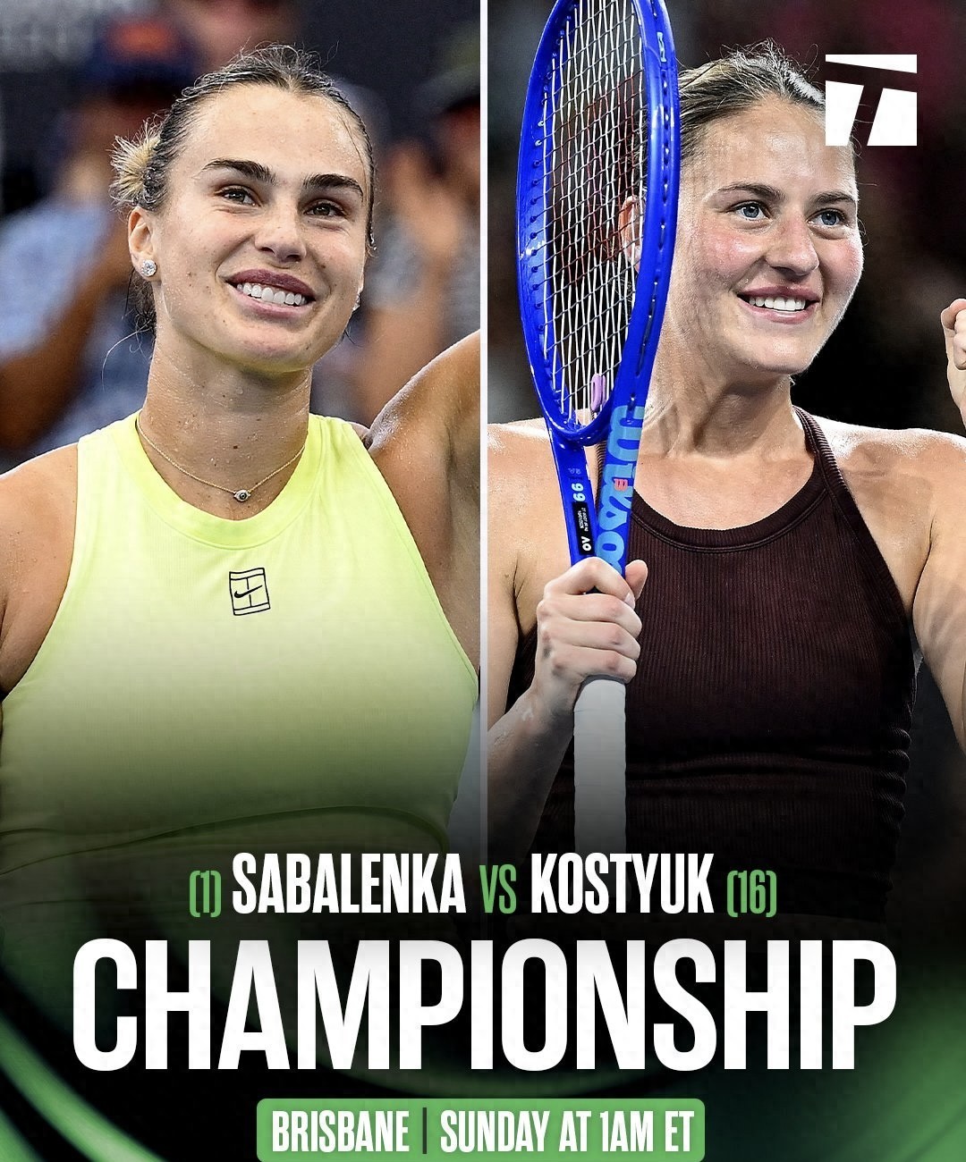 Brisbane’s new runner-up Kostyuk: My comments about Sabalenka were taken out of context