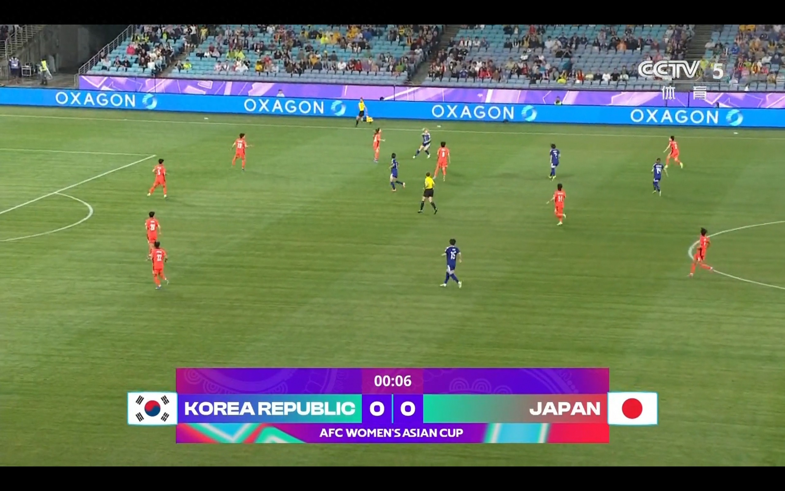 Live broadcast of the Women's Asian Cup semifinal: Japan vs South Korea, Japan leads 2-0.