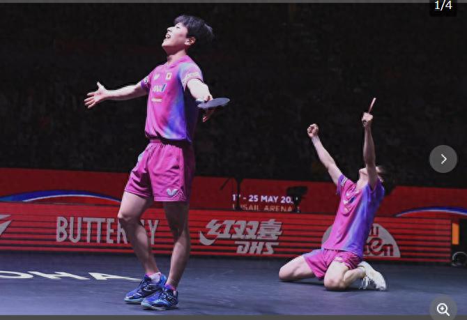Japan won the men's doubles gold medal at the World Table Tennis Championships again after 64 years, and fans on SNS directly fried the pot