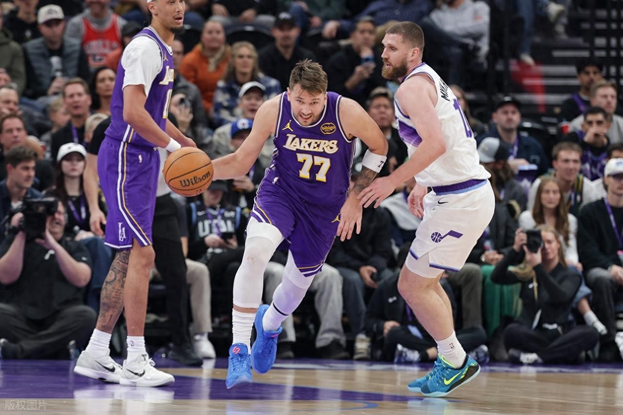 Luka Doncic records a 45-point triple-double; LeBron James scores 28+10 as Lakers defeat Jazz for the third consecutive time this season