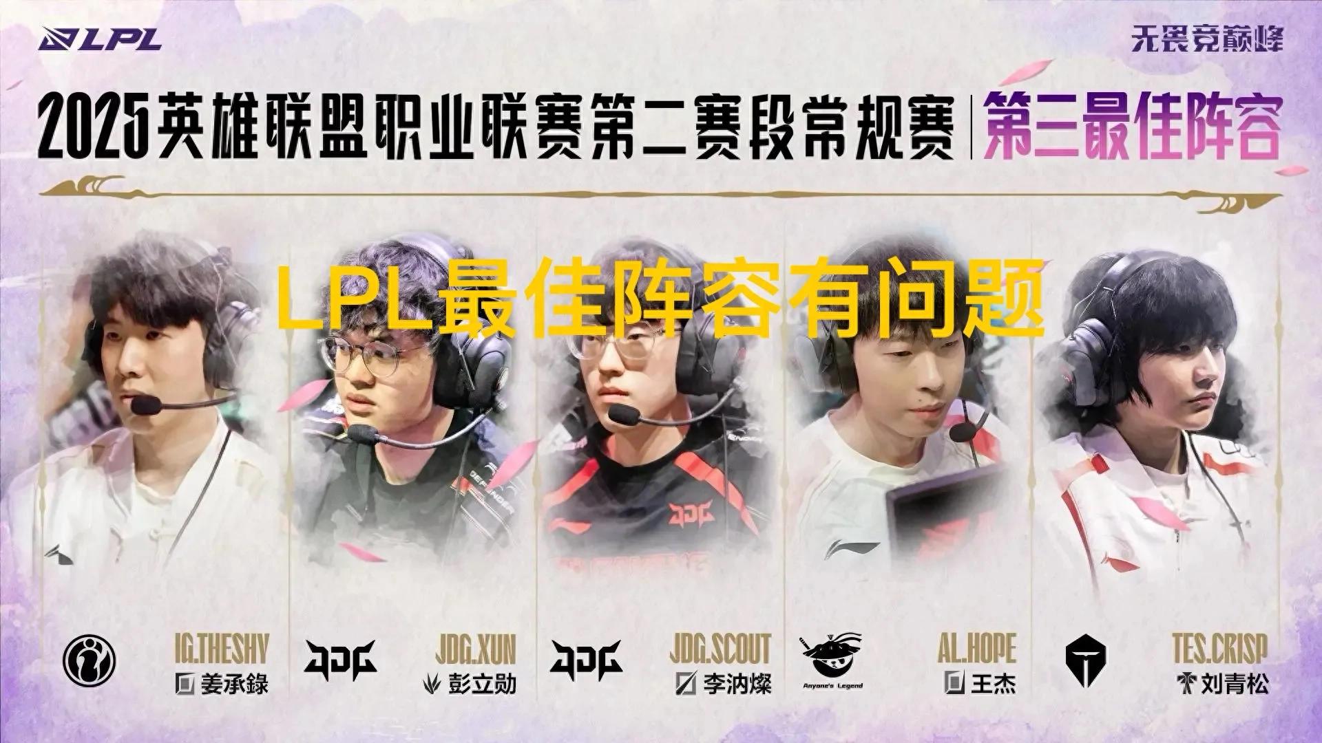 The "LPL Best Team Voting Chart" is on fire, TheShy crushes Bin on the list, and TES Little Cream loses