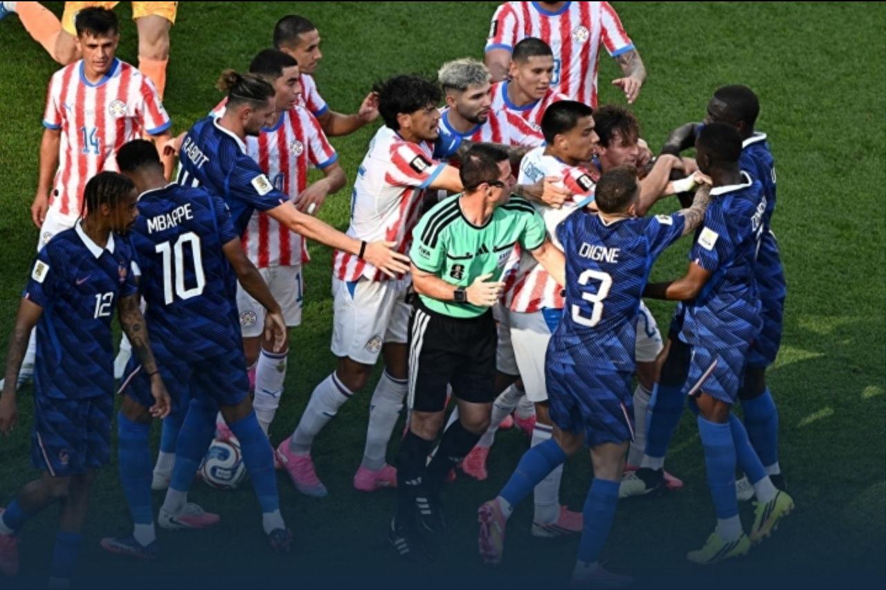 Mbappé scores from the penalty spot to secure the win! France 1-0 Paraguay, this "dirty" tactic really needs Ma Ning to crack down on it