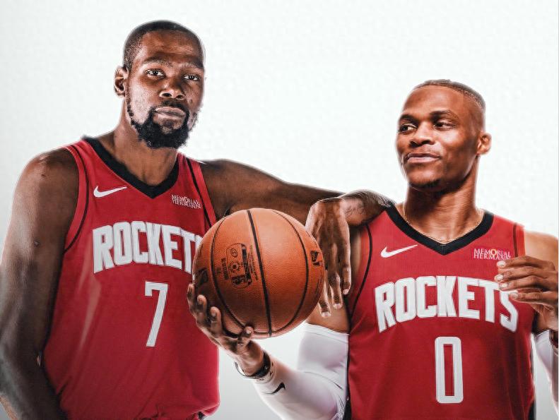 Durant: Westbrook is a legend and deserves to stay in the NBA; reuniting with him on the Rockets would be great.