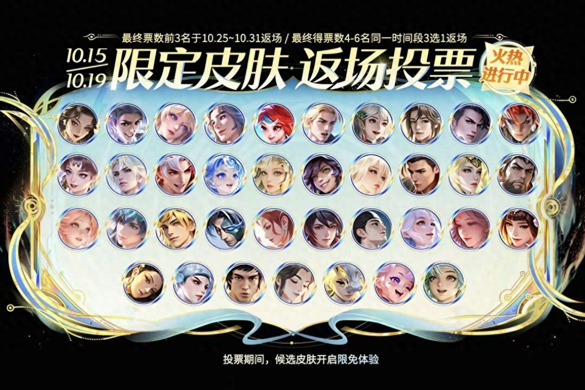 The anniversary celebration return vote has begun! Is Xiahou Dun&#39;s Frost North Blade far ahead in votes? Unlimited affection is quite risky.