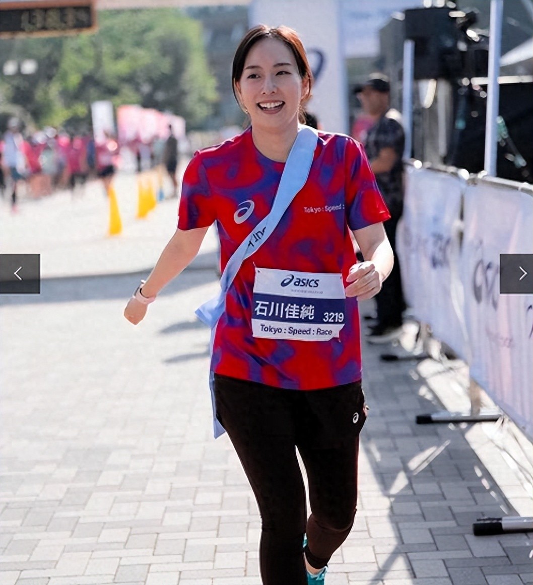 Kasumi Ishikawa shares photos of participating in the running event, "The running posture also reveals beauty"