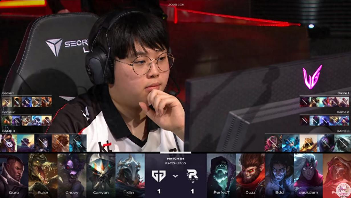 Victory fed to the mouth and vomited on its own! GenG turned KT to win 17 in a row