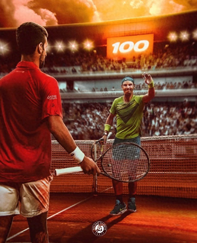 The sword points to the top three! Djokovic has won more French Open games than Federer's Australian Open