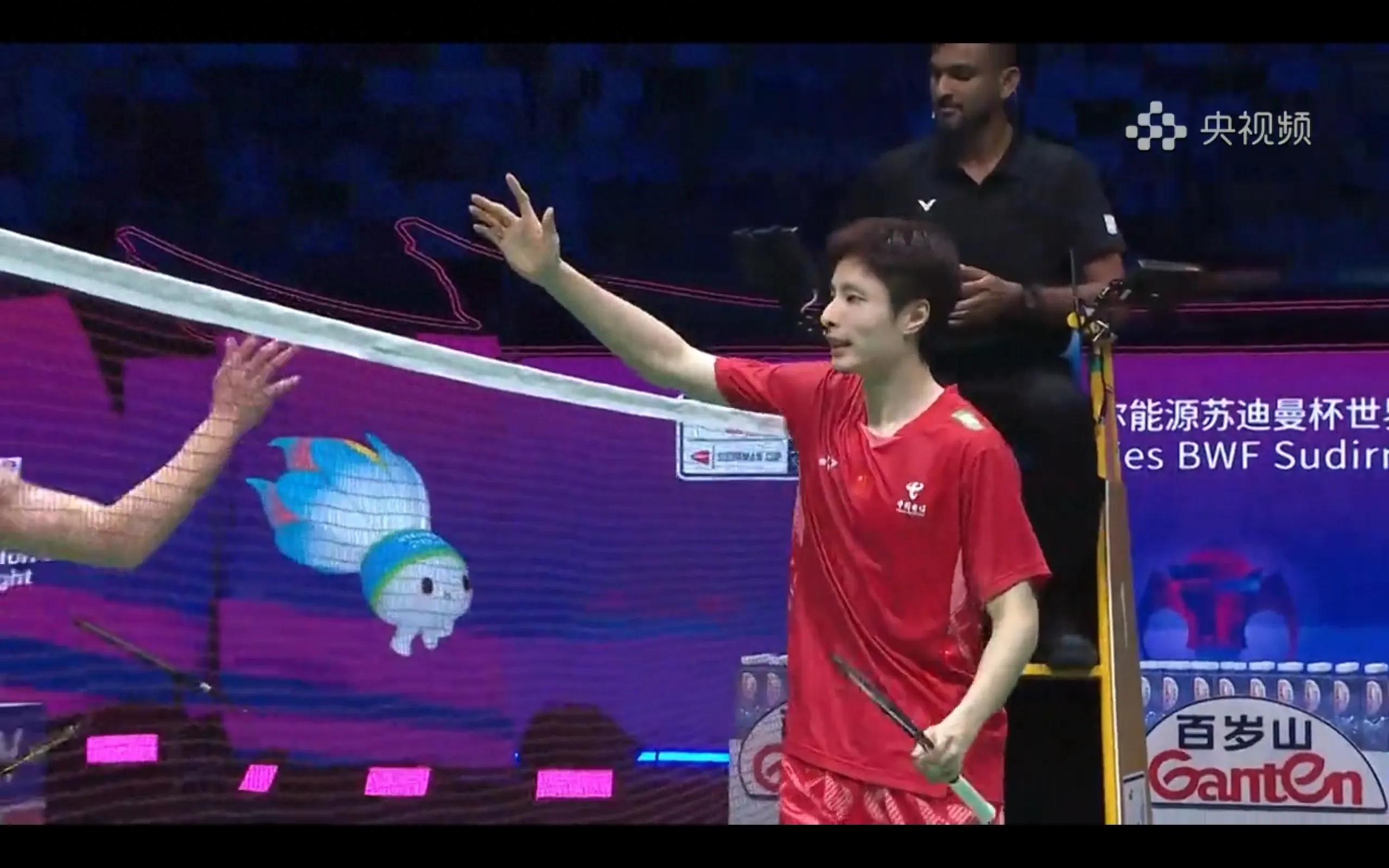 Badminton Sudirman Cup latest report Shi Yuqi won 2-0 on aggregate China 2-0 Malaysia