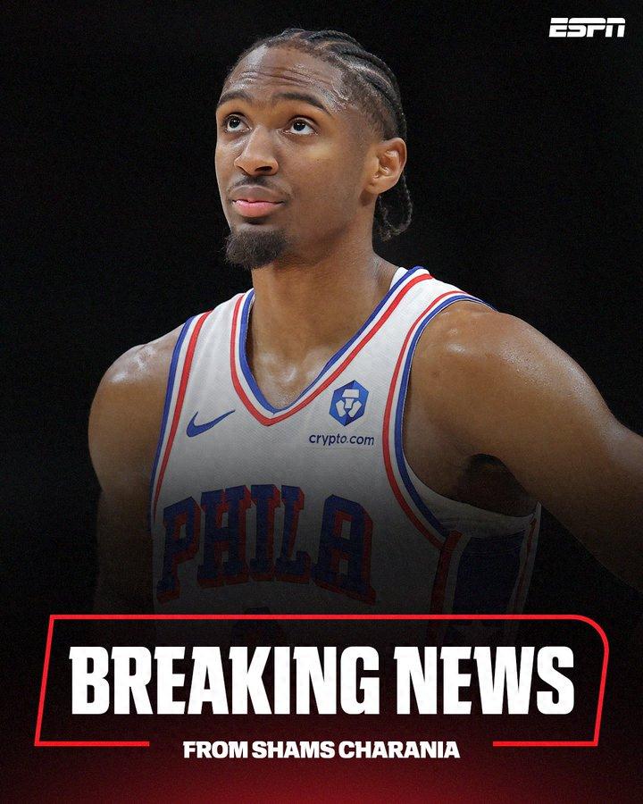 76ers Face Another Blow! Maxey Diagnosed with Tendon Injury in Right Little Finger, Expected to Miss at Least Three Weeks of Games