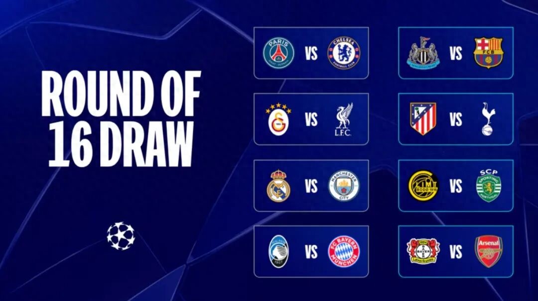 Champions League Draw: Real Madrid and Manchester City Meet Yet Again, Arsenal Lands Favorable Draw