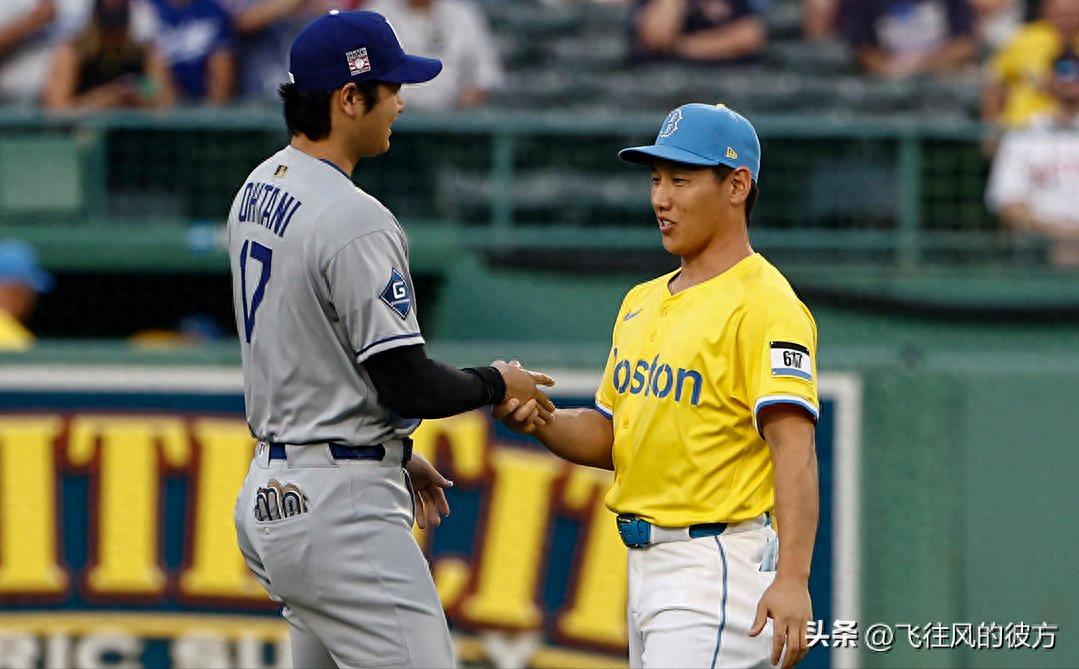 Shohei Ohtani hit a home run in his first at-bat, while Clayton Kershaw faced pressure from Garrett Crochet in his first regular-season game at Fenway.