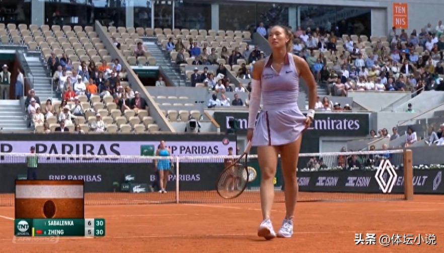 With Swa + Saba 2-0, the French Open women's singles semifinals are two: Zheng Qinwen was beaten and cried &amp; the two bitter masters will meet