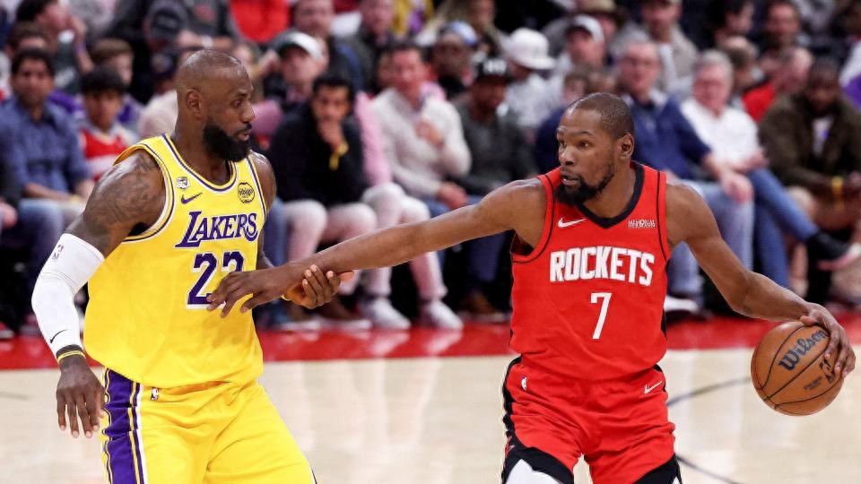 Official website predicts Rockets will eliminate Lakers 4-1! Durant vs. James, Doncic and Reaves injuries become key factors