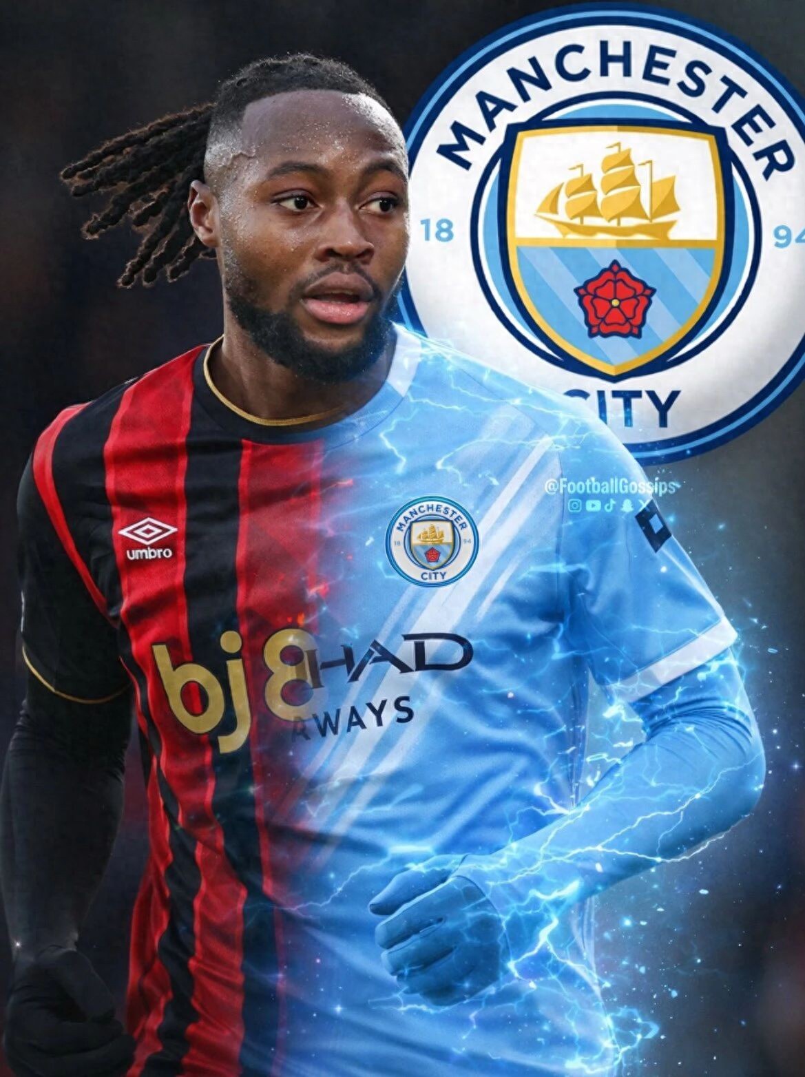 Semenyo notifies Manchester United of his preference to transfer to Manchester City! The reason behind the decision revealed, Amorin's promise proves ineffective.