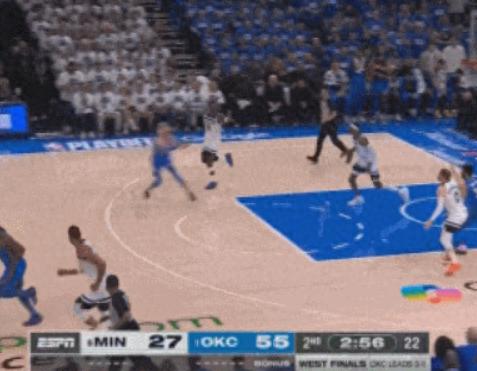 4 breaks in 24 minutes! Lakers fans completely break the defense! This year's first Finals team was born