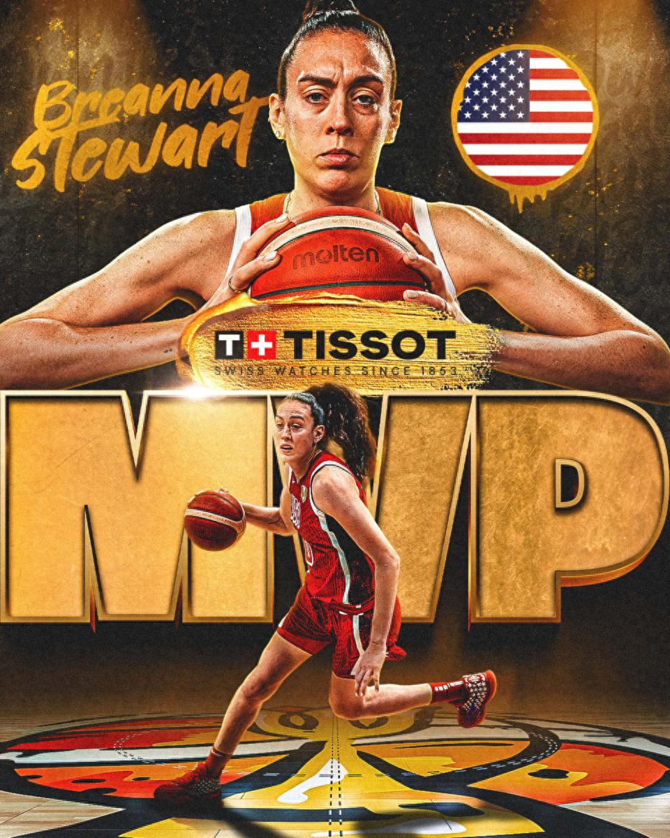 Women's Basketball World Cup Awards Announced: Stewart MVP, Gabby DPOY, Han Xu Selected to All-Second Team