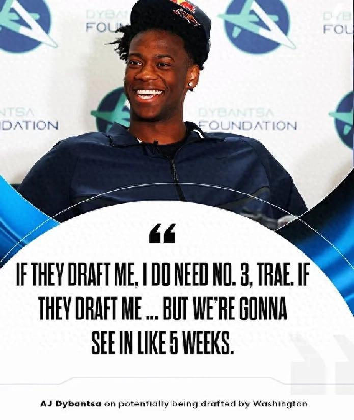 Number 3! Give up the number 3! Arrogant top prospect! Truly showing no respect to Trae Young