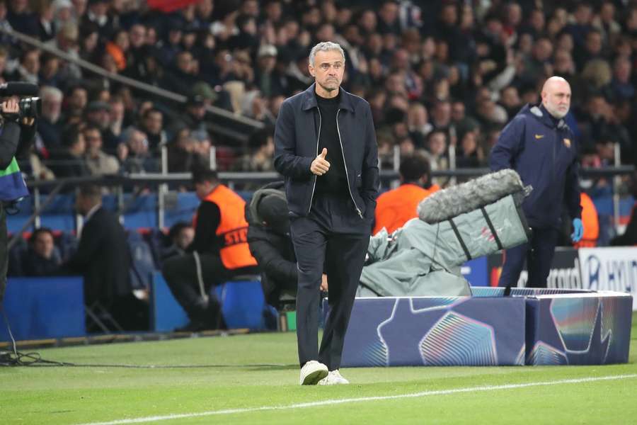PSG coach Luis Enrique