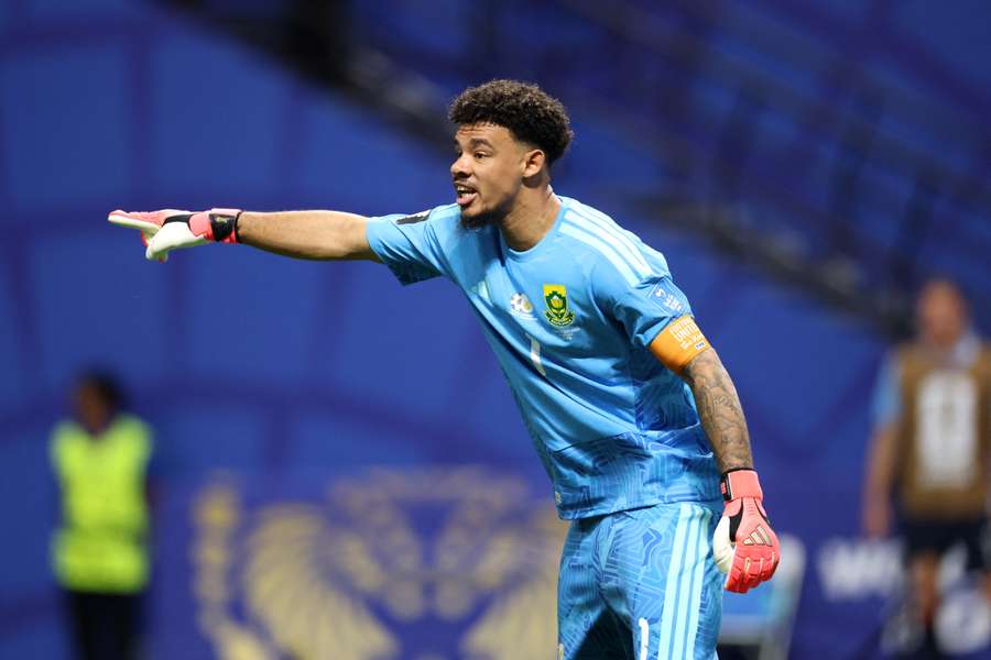 Ronwen Williams will likely captain Bafana Bafana against Eritrea
