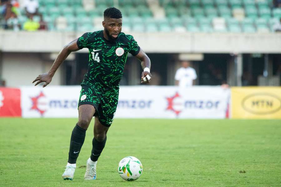 Iheanacho in action for Nigeria Iheanacho in action for Nigeria