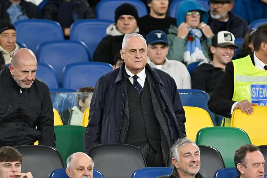 President Claudio Lotito is not a beloved figure at the Olimpico