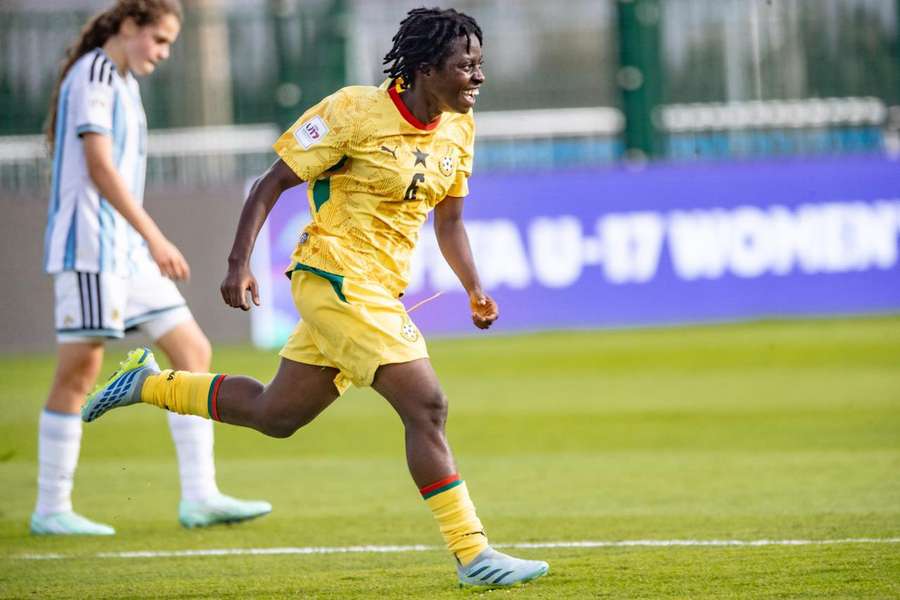 Black Maidens' Jessica Appiah was adjudged player of the match against Argentina. Black Maidens' Jessica Appiah was adjudged player of the match against Argentina.