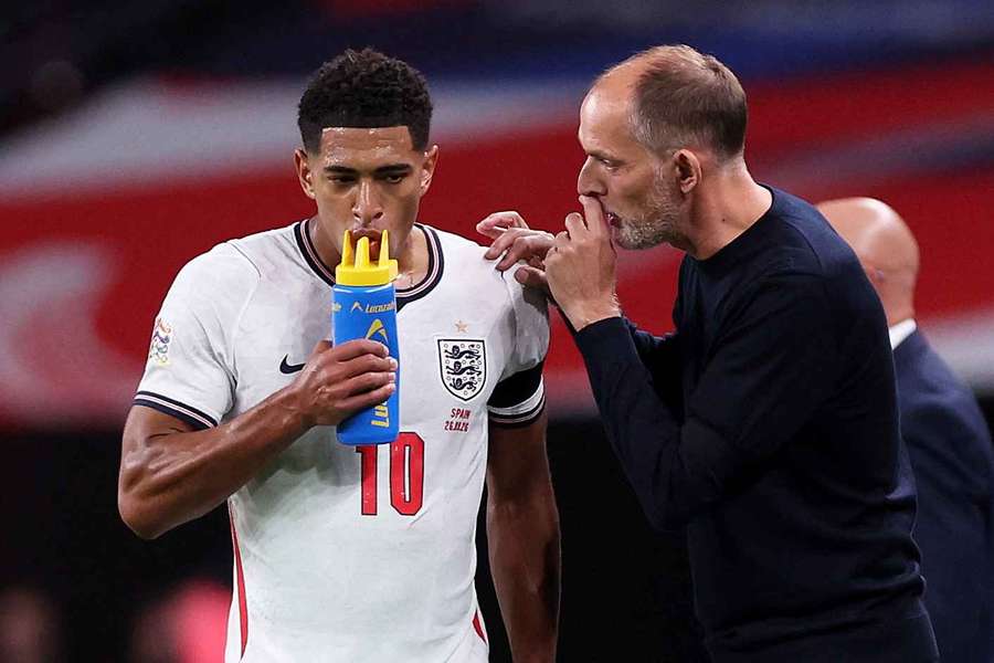 England manager Thomas Tuchel gives instructions to Jude Bellingham against Spain on Saturday England manager Thomas Tuchel gives instructions to Jude Bellingham against Spain on Saturday