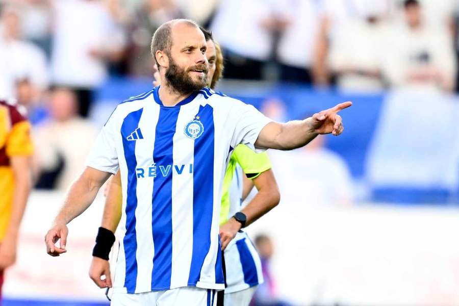 Pukki in action for HJK against Motherwell earlier this season Pukki in action for HJK against Motherwell earlier this season