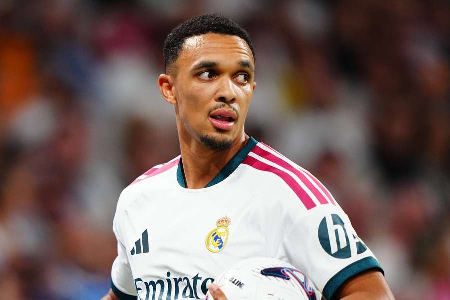 Real Madrid's Trent Alexander-Arnold during the match vs Villarreal Real Madrid's Trent Alexander-Arnold during the match vs Villarreal