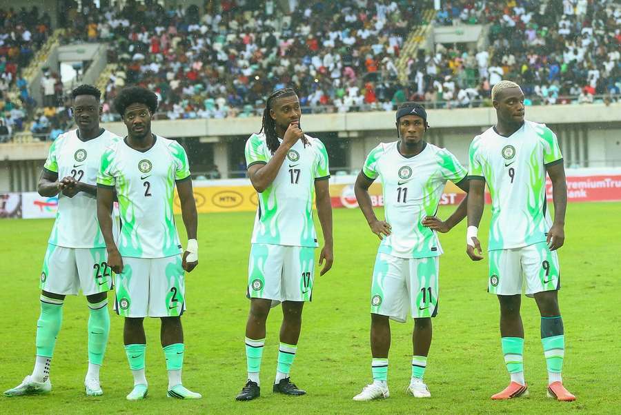 Nigeria's players after the defeat