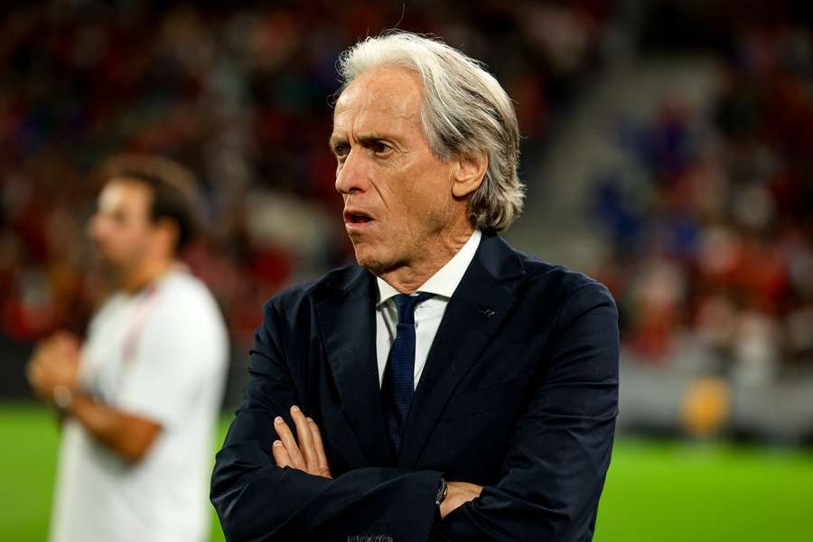 Rasmus Hojlund and the Portuguese coach Jorge Jesus pushed each other after the Nations League clash