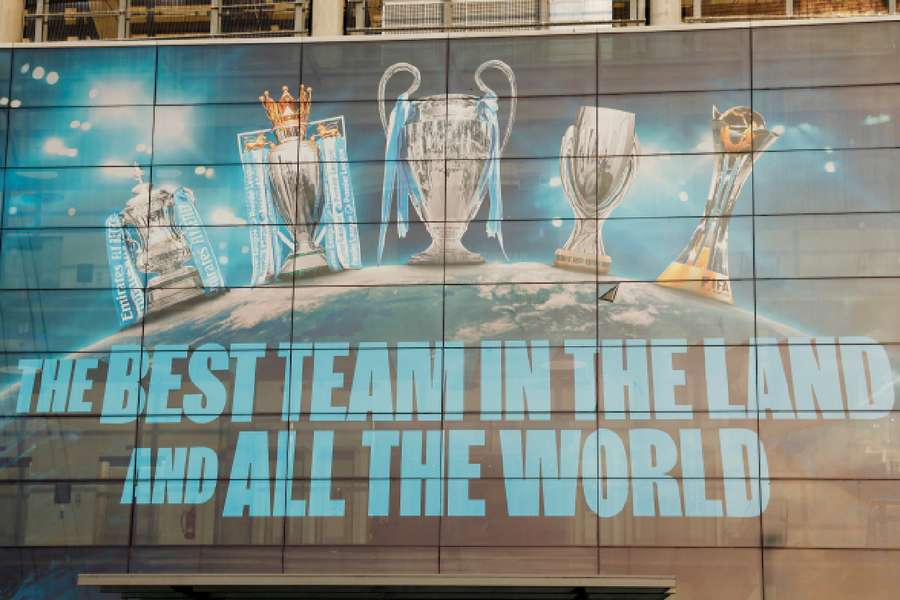 General view outside the Etihad General view outside the Etihad