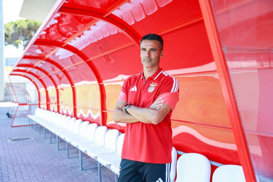 Benfica B coach Nelson Verissimo Benfica B coach Nelson Verissimo