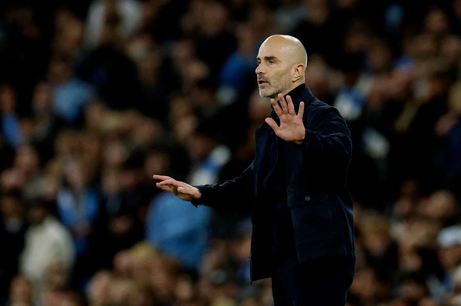 Man City boss Maresca on the touchline Man City boss Maresca on the touchline