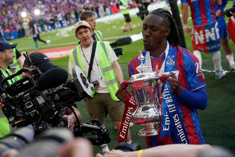 Eze helped Crystal Palace to FA Cup glory