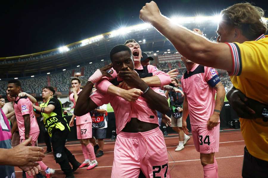 Sunderland's Noah Sadiki celebrates scoring their second goal
Sunderland's Noah Sadiki celebrates scoring their second goal