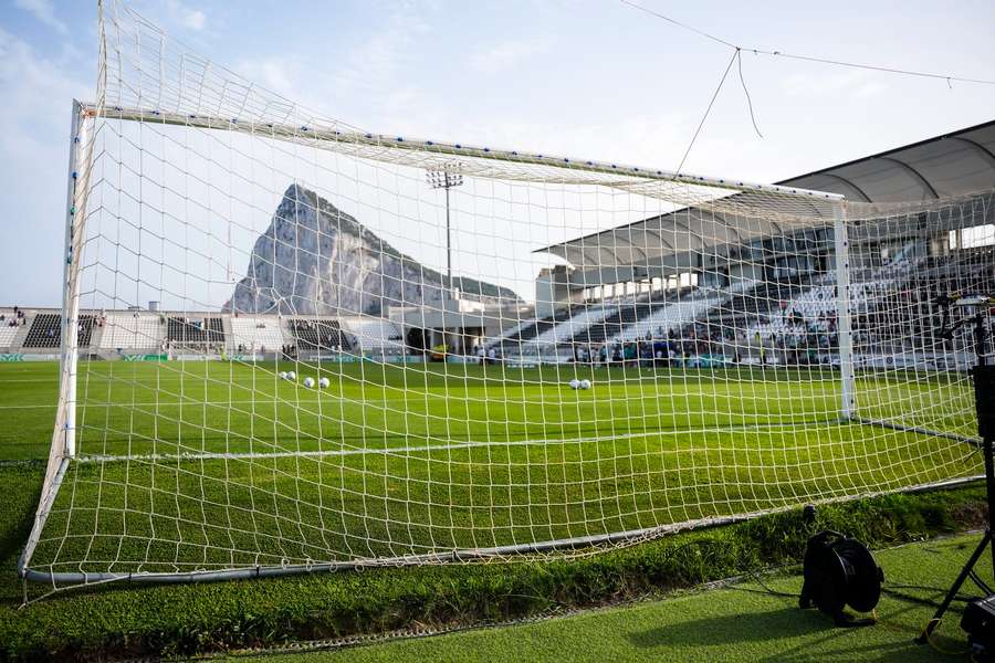 A general view of the stadium before the match