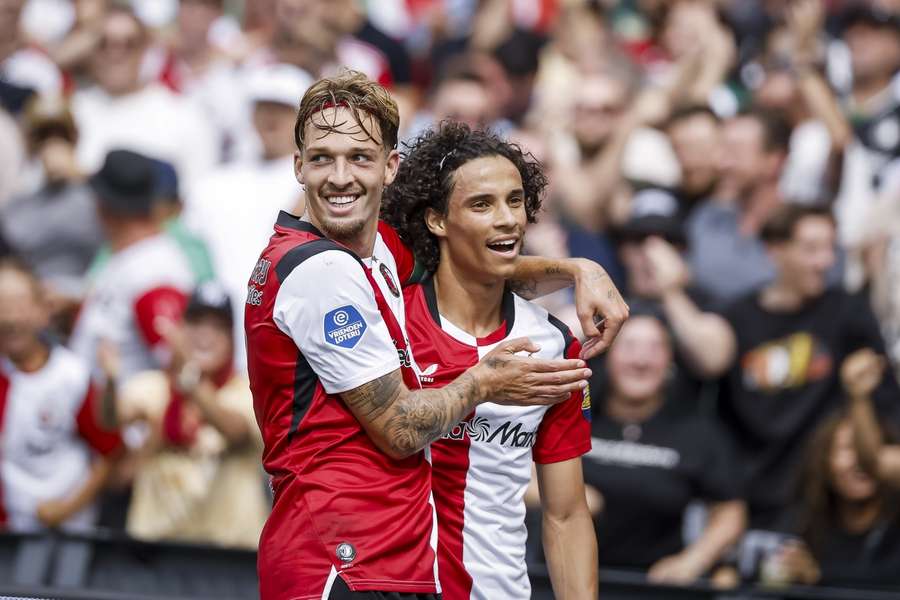 Luciano Valente (L) and Gjivai Zechiel have been in top form for Feyenoord Luciano Valente (L) and Gjivai Zechiel have been in top form for Feyenoord